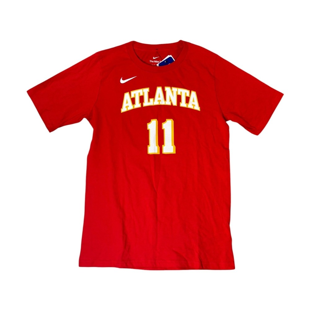 Atlanta Hawks Tee Shirt Youth L Red Trae‎ Young #11 Nike Basketball NBA Graphic